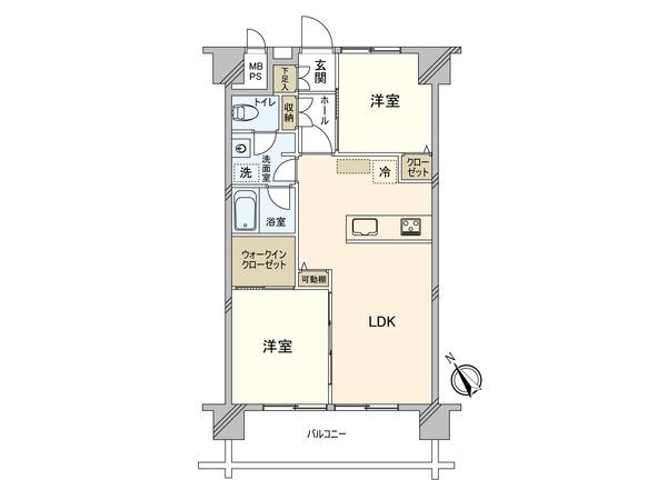 東陽町ハイホーム A棟 間取図(平面図) 間取図(平面図)