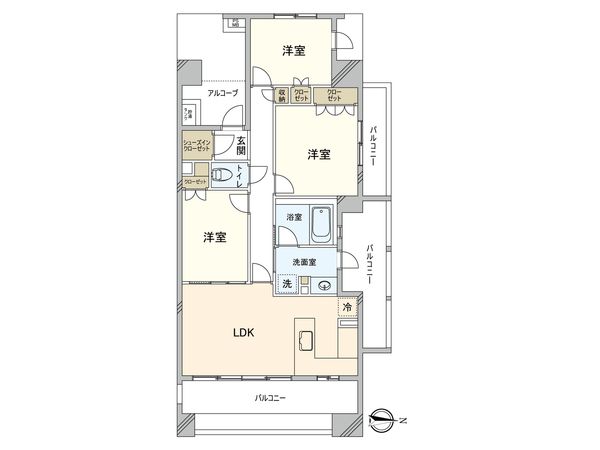 レクセルプラザ東陽町 間取図(平面図) 間取図(平面図)