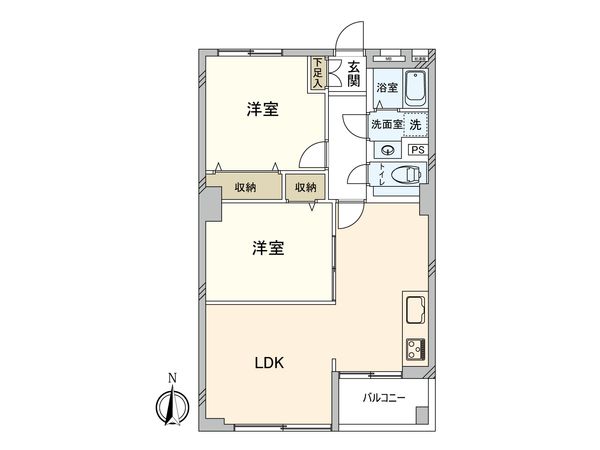 北砂四丁目住宅 間取図(平面図) 間取図(平面図)