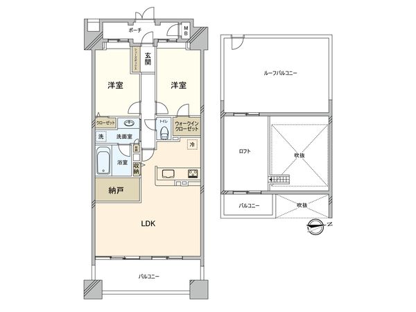 コスモ木場キャナルブリーズ 間取図(平面図) コスモ木場キャナルブリーズ 間取図(平面図)