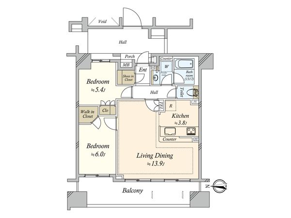 エムステージ・ウエスティア 間取図(平面図)