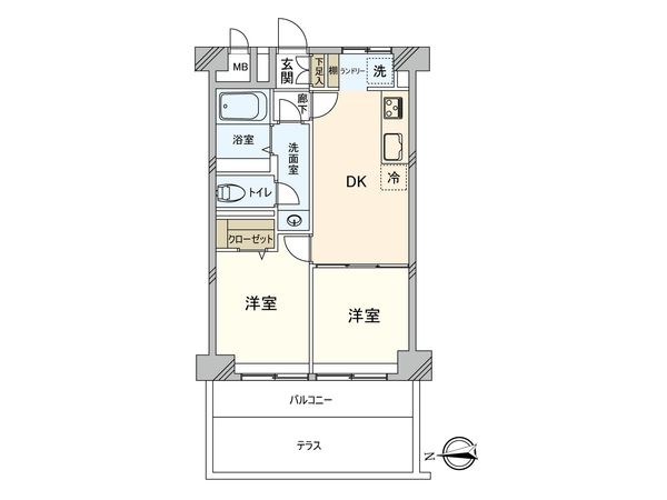 秀和第4東陽町レジデンス 間取図(平面図)