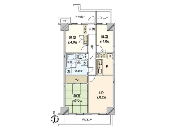 サニーハウス木場公園 間取図