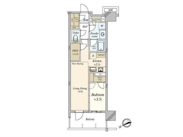 リビオシティ南砂町ステーションサイト 間取図(平面図)
