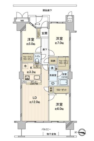 間取図(平面図)