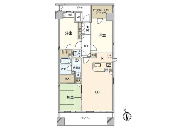クレストフォルム南砂サウススクエア 間取図(平面図) 間取図(平面図)