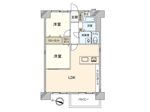 北砂四丁目住宅 間取図(平面図) 間取図(平面図)