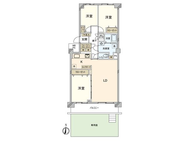 ファミリータウン東陽 A棟 間取図(平面図)
