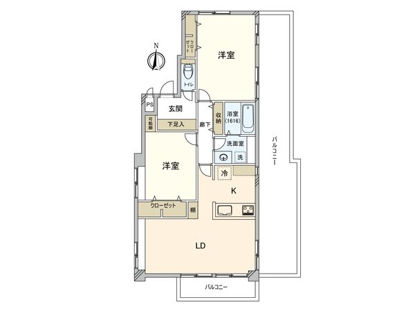 小林ニックハイム木場公園第2 間取図(平面図) 間取図(平面図)