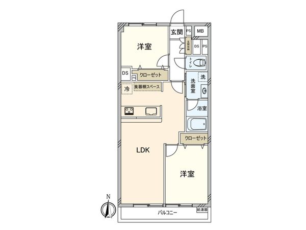 東陽町グリーンハイツ 間取図(平面図) 間取図(平面図)