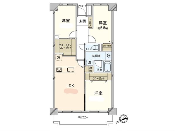 東大島ファミールハイツ 1号棟 間取図(平面図) 東大島ファミールハイツ 1号棟 間取図(平面図)