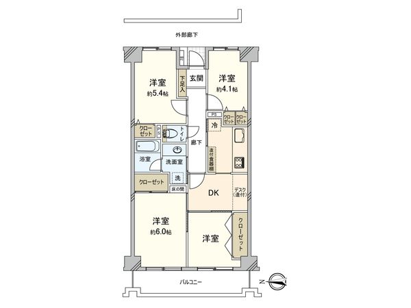 NICアーバンハイム東陽町 間取図(平面図)