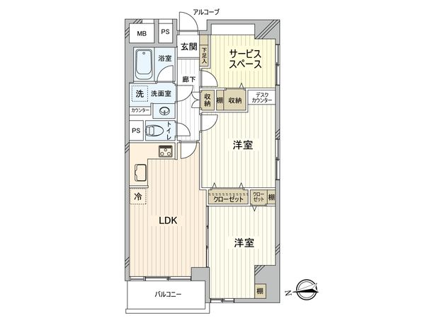 ライオンズマンション南砂町 間取図(平面図) 間取図(平面図)