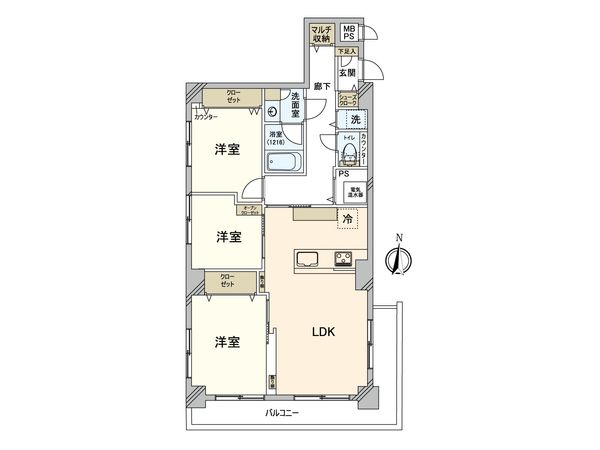 マンション東陽 間取図(平面図) 間取図(平面図)