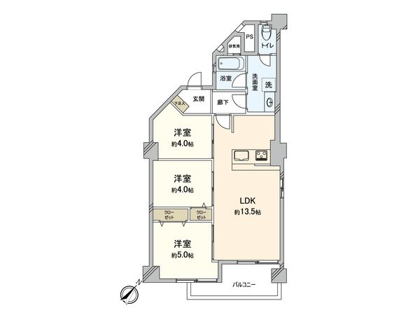 南砂住宅 8号棟 間取図(平面図) 間取図(平面図)