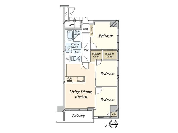 ライオンズマンション南砂町 間取図(平面図)