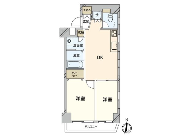 キュート東砂 間取図(平面図) 間取図(平面図)