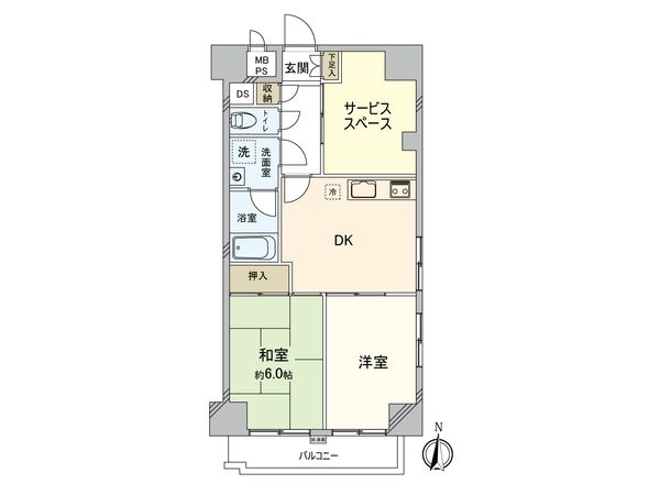 サンプラハ第二木場 間取図(平面図) 間取図(平面図)