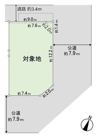 篠崎町7丁目 土地 区画図 篠崎町7丁目 土地 区画図
