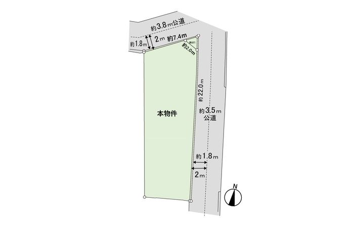 南小岩7丁目 土地 区画図 区画図