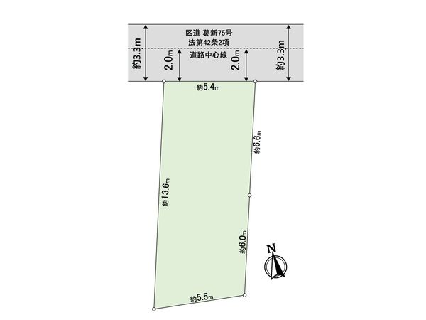 亀有2丁目 戸建 区画図 亀有2丁目 戸建 区画図