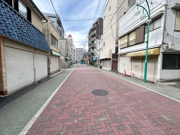 四つ木1丁目 土地 前面道路含む外観 四つ木1丁目 土地 前面道路含む外観