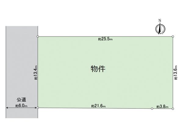 北小岩2丁目 土地 区画図 区画図