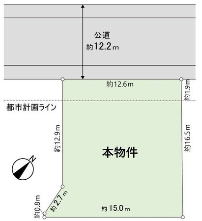 東小岩3丁目 土地 区画図