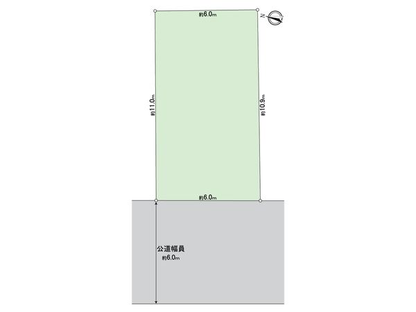 北小岩6丁目 土地 区画図 北小岩6丁目 土地 区画図