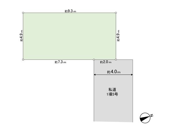 北小岩3丁目 土地 区画図 北小岩3丁目 土地 区画図