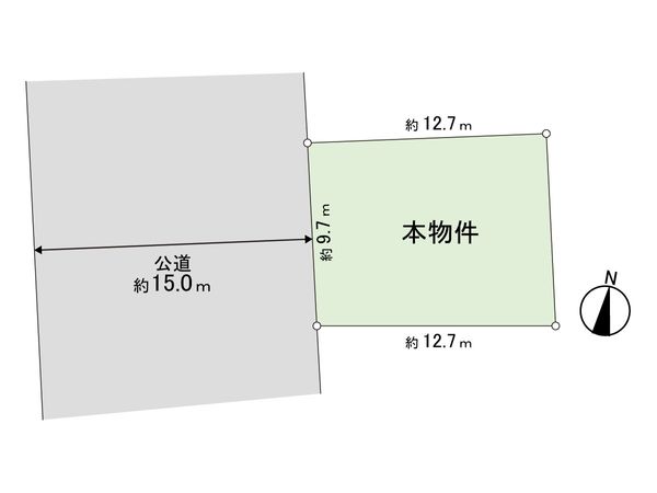 東小岩4丁目 土地 区画図