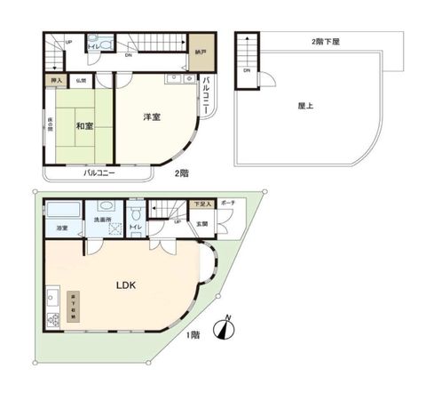 青戸5丁目 戸建 間取図(平面図) 青戸5丁目 戸建 間取図(平面図)