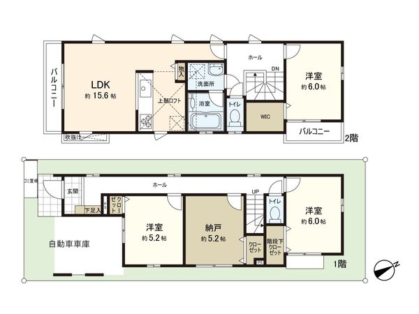 大杉1丁目 戸建 間取図(平面図) 間取図(平面図)