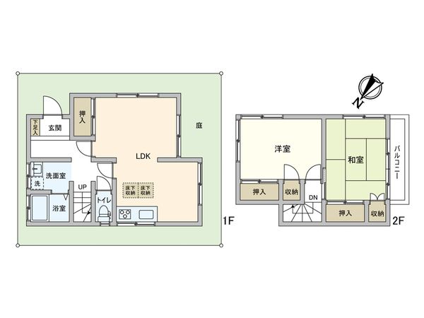 細田3丁目 戸建 間取図(平面図) 細田3丁目 戸建 間取図(平面図)