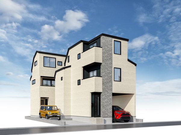 東新小岩8丁目新築戸建 2号棟 外観パース図