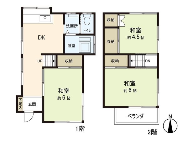 柴又5丁目 戸建 間取図(平面図) 柴又5丁目 戸建 間取図(平面図)