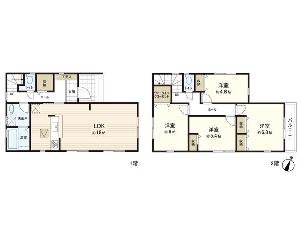 興宮町 戸建 間取図(平面図) 興宮町 戸建 間取図(平面図)