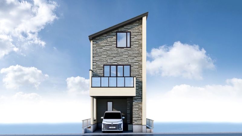 西新小岩4丁目 新築戸建 外観パース図