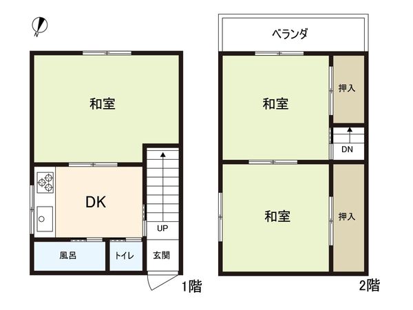 奥戸5丁目 戸建 間取図(平面図) 奥戸5丁目 戸建 間取図(平面図)