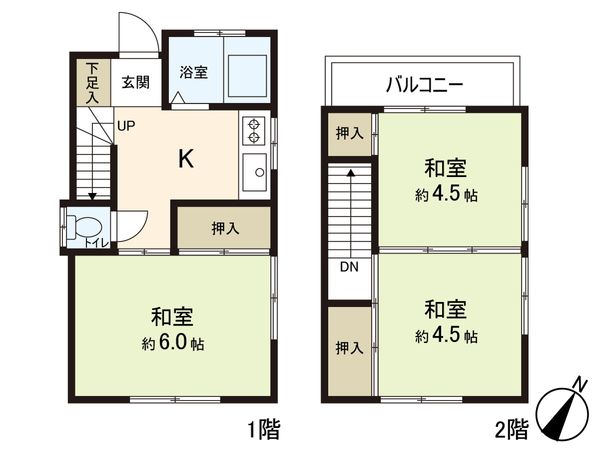 南小岩4丁目 戸建 間取図(平面図) 南小岩4丁目 戸建 間取図(平面図)
