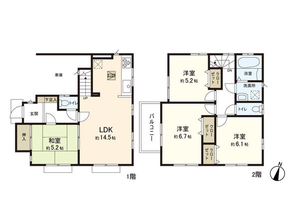 青戸7丁目 戸建 間取図(平面図) 青戸7丁目 戸建 間取図(平面図)