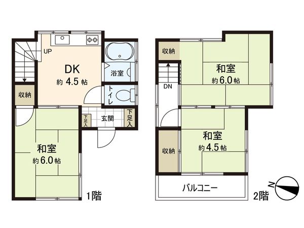 篠崎町6丁目 戸建 間取図(平面図) 篠崎町6丁目 戸建 間取図(平面図)