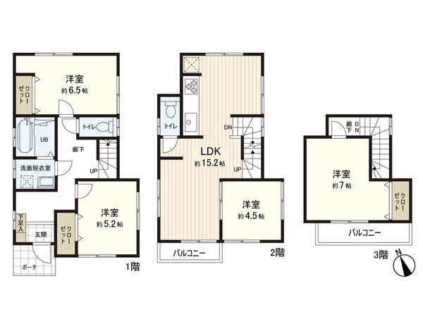 青戸4丁目 戸建 間取図(平面図) 青戸4丁目 戸建 間取図(平面図)