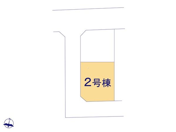 松本2丁目新築戸建 2号棟 区画図 松本2丁目新築戸建 2号棟 区画図