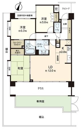 グローベルガーデン柴又レジデンス 間取図(平面図) グローベルガーデン柴又レジデンス 間取図(平面図)