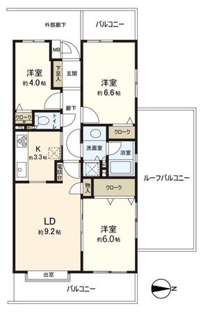 間取図(平面図)