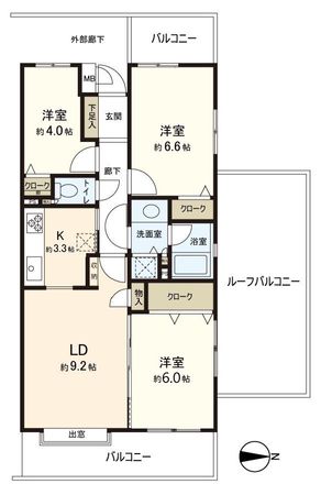 新小岩親水公園パーク・ホームズ 間取図(平面図) 新小岩親水公園パーク・ホームズ 間取図(平面図)