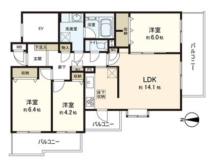 間取図(平面図)