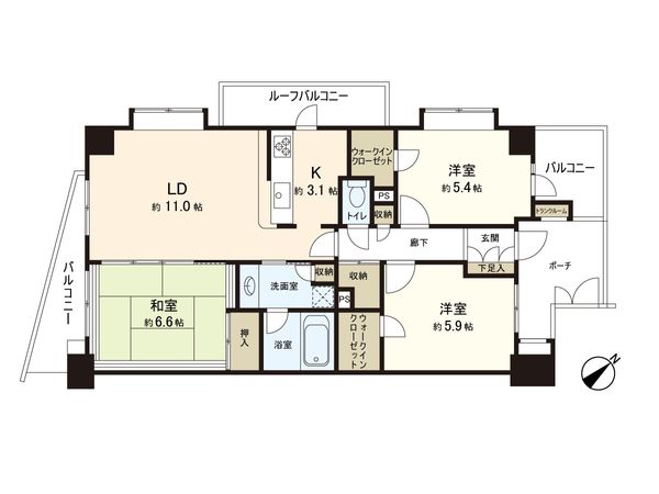 間取図(平面図)