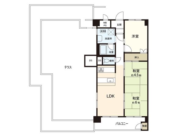 東建金町マンション 間取図(平面図) 東建金町マンション 間取図(平面図)